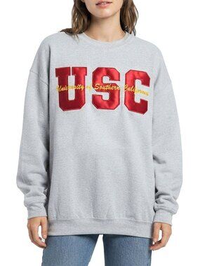 USC University of Southern California Gildan Grey Sweatshirt Unisex L/XL